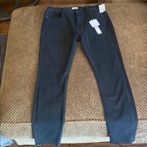 M1858 black pants Alice high rise ankle